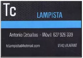 Patrocinador VILAFANT FC: tc lampista